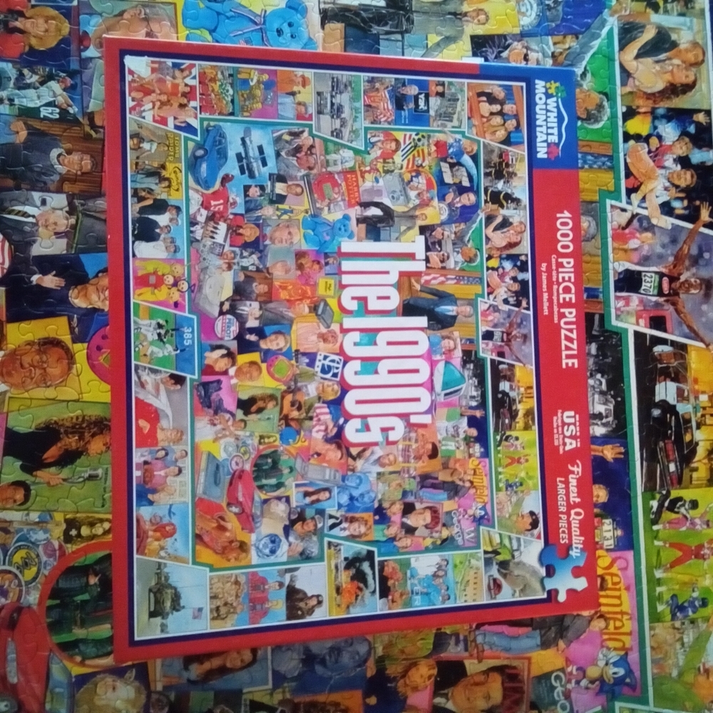 White Mountain "The 1990's 1000pc Puzzle